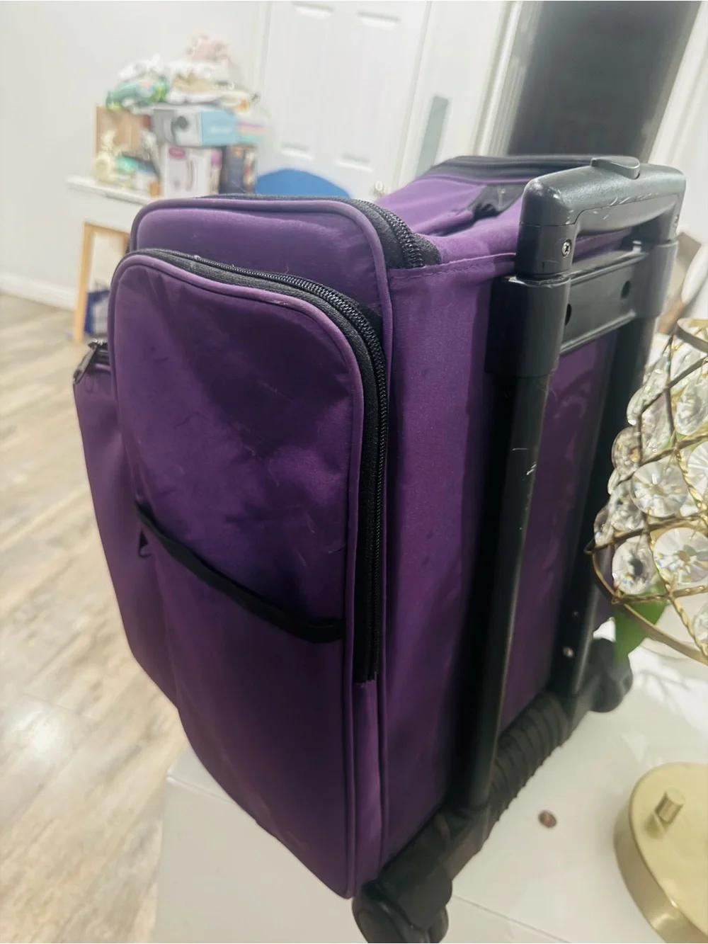 Purple  Travel Carry Bag - Stylish Utility Tote